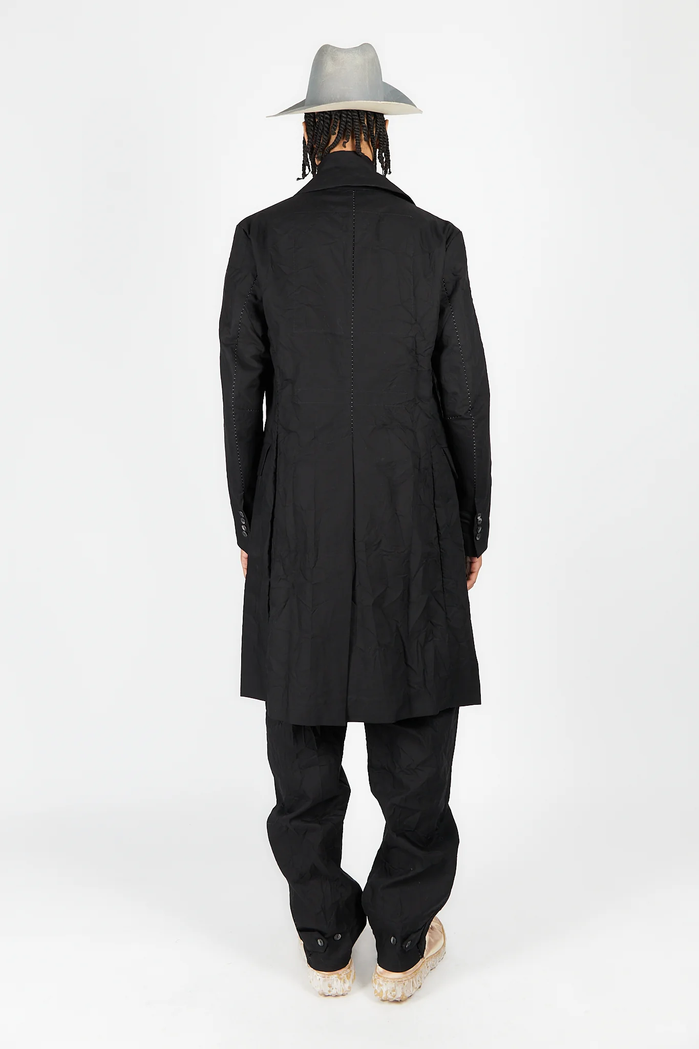 Asymmetric Trench Coat - Image 4