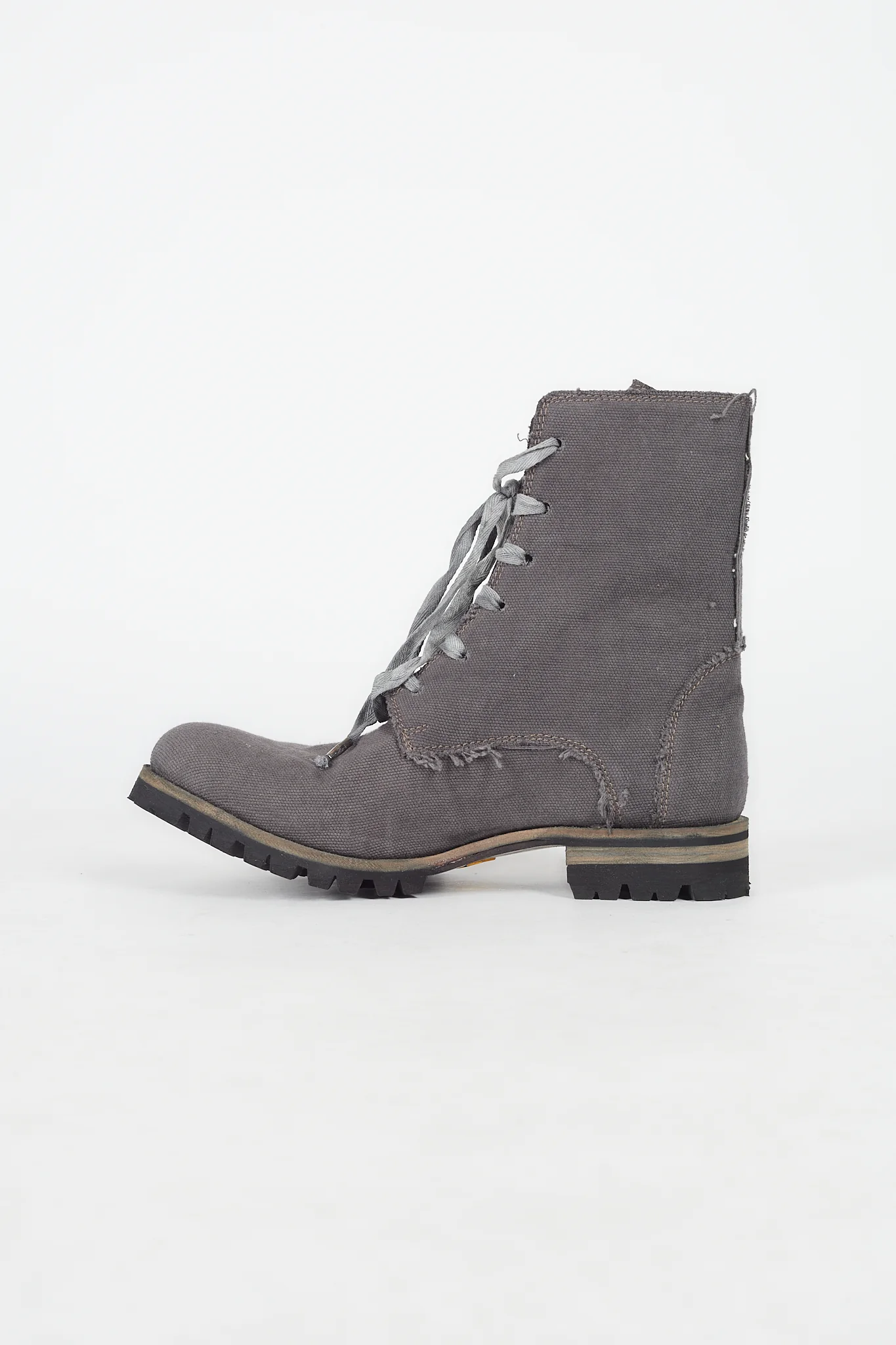 6 Hole Canvas Lace Boot - Image 4