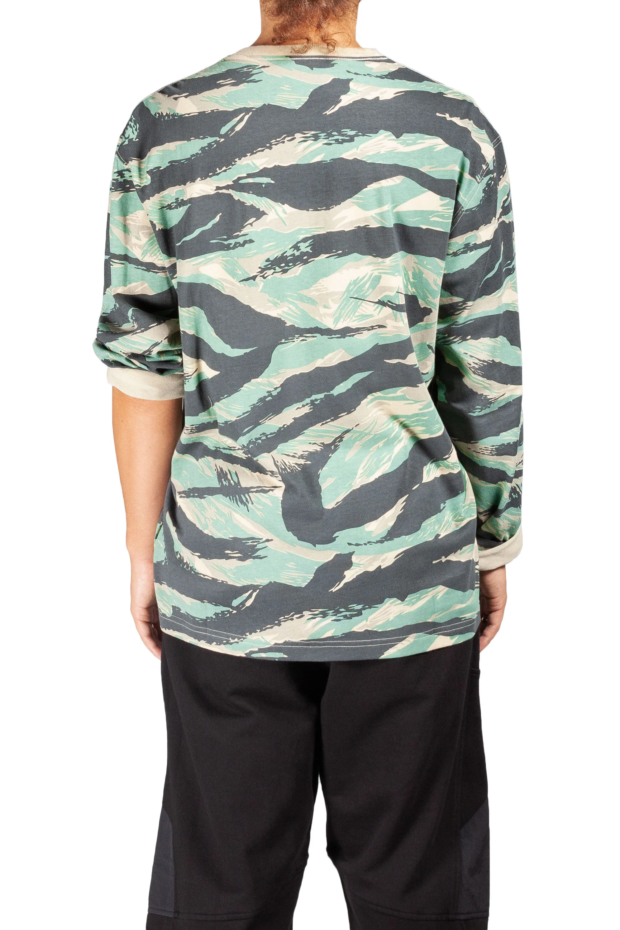 Camo Organic Long Sleeve T-Shirt - Image 4