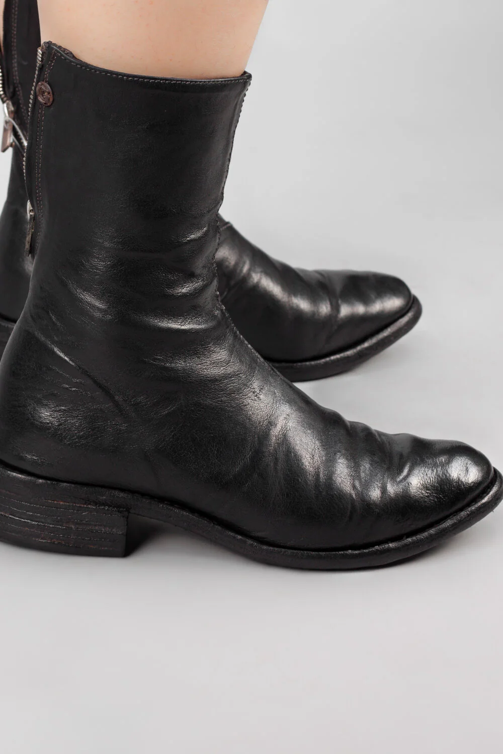 Object Dyed Lined Diagonal Zip Goodyear Boot - Image 6