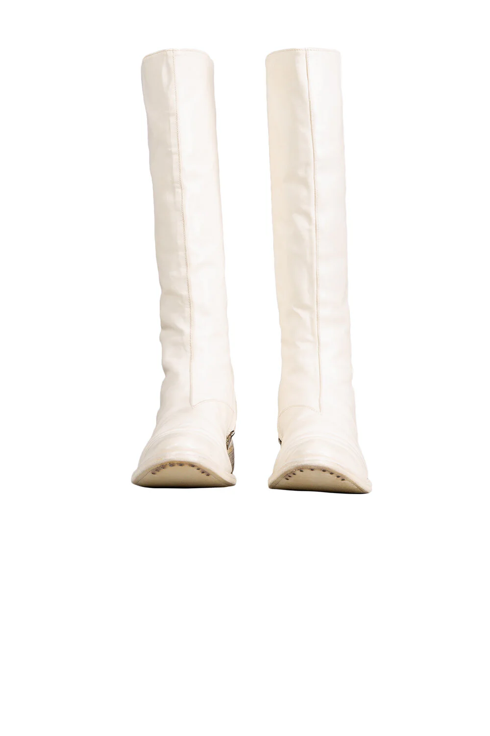 Object Dyed Lined Diagonal Zip Knee High Goodyear Boot - Image 3