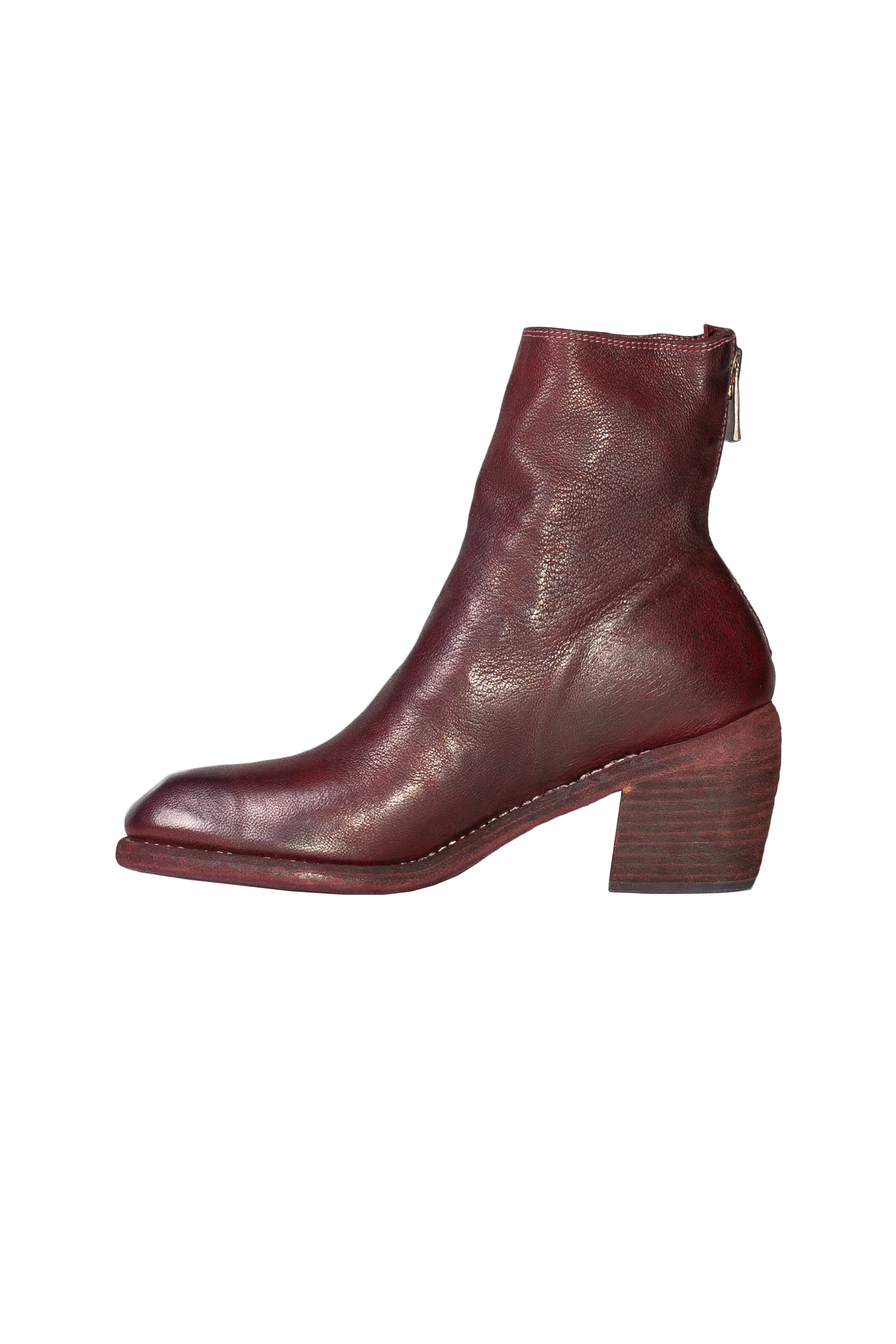 Cuban Heel Lined Back Zip Boot - Image 4