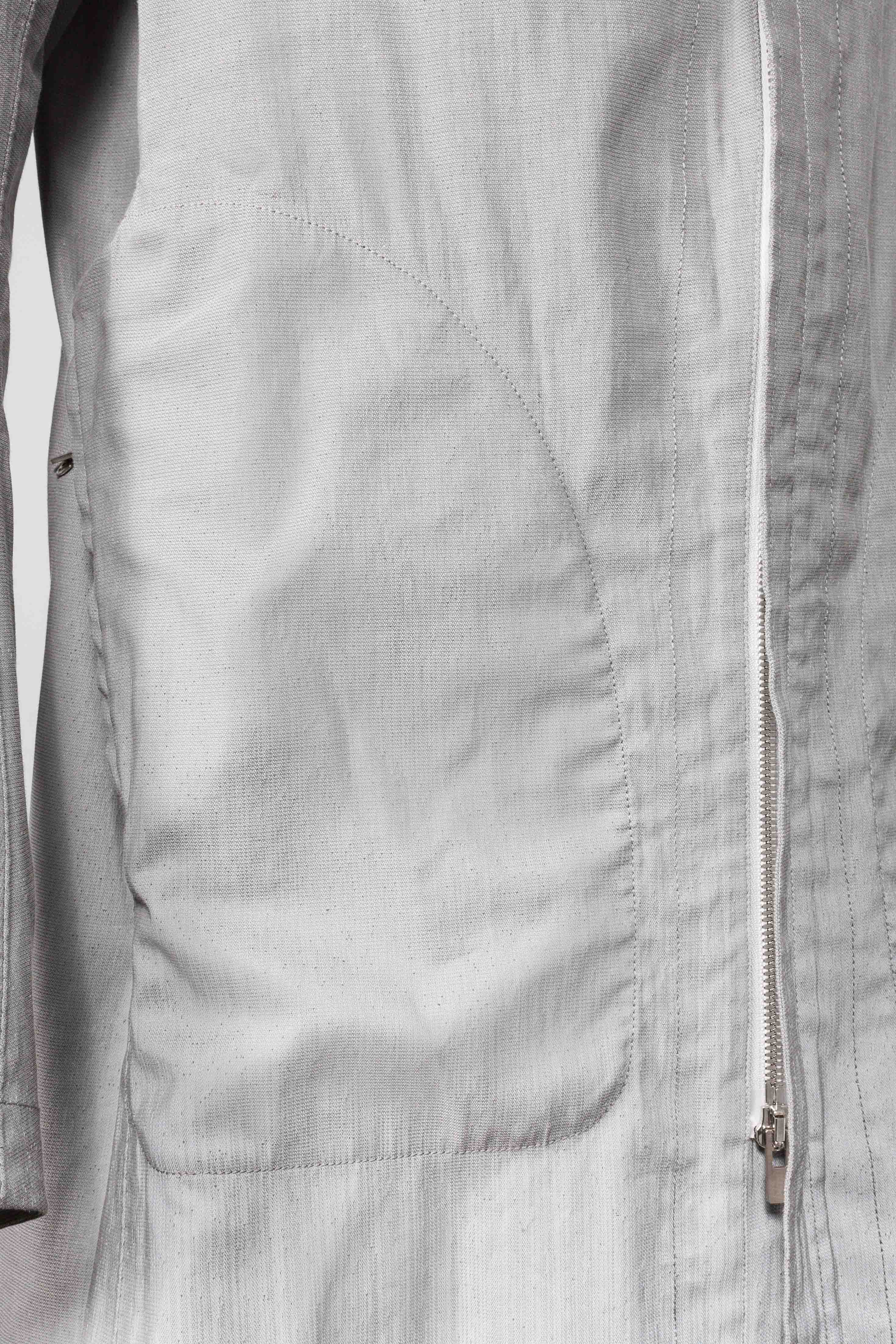 Stirred Chain Seam Prosthetic Elbow Button Down Parka - Image 5