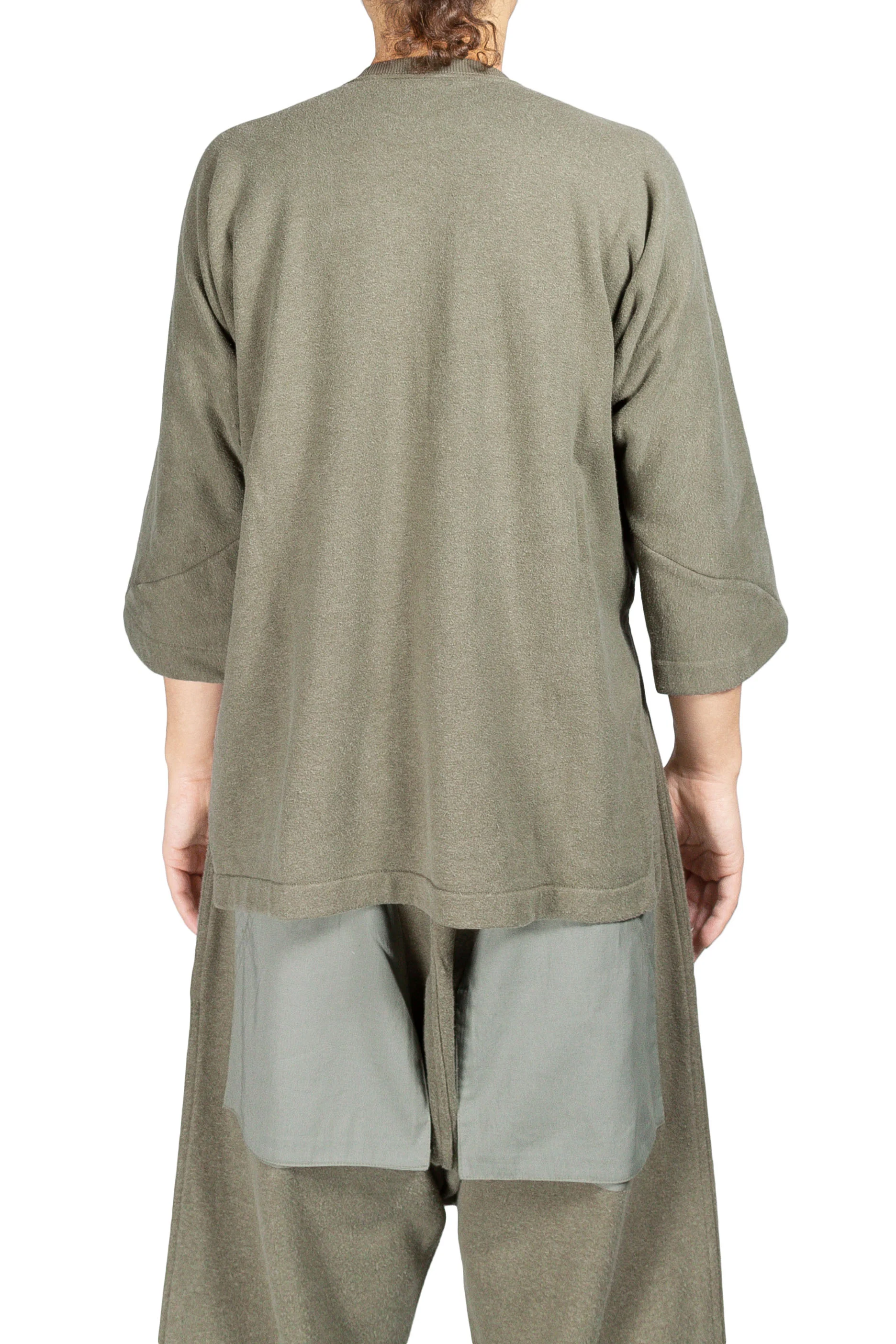 Kimono-Cut Hemp Crew Sweatshirt - Image 4