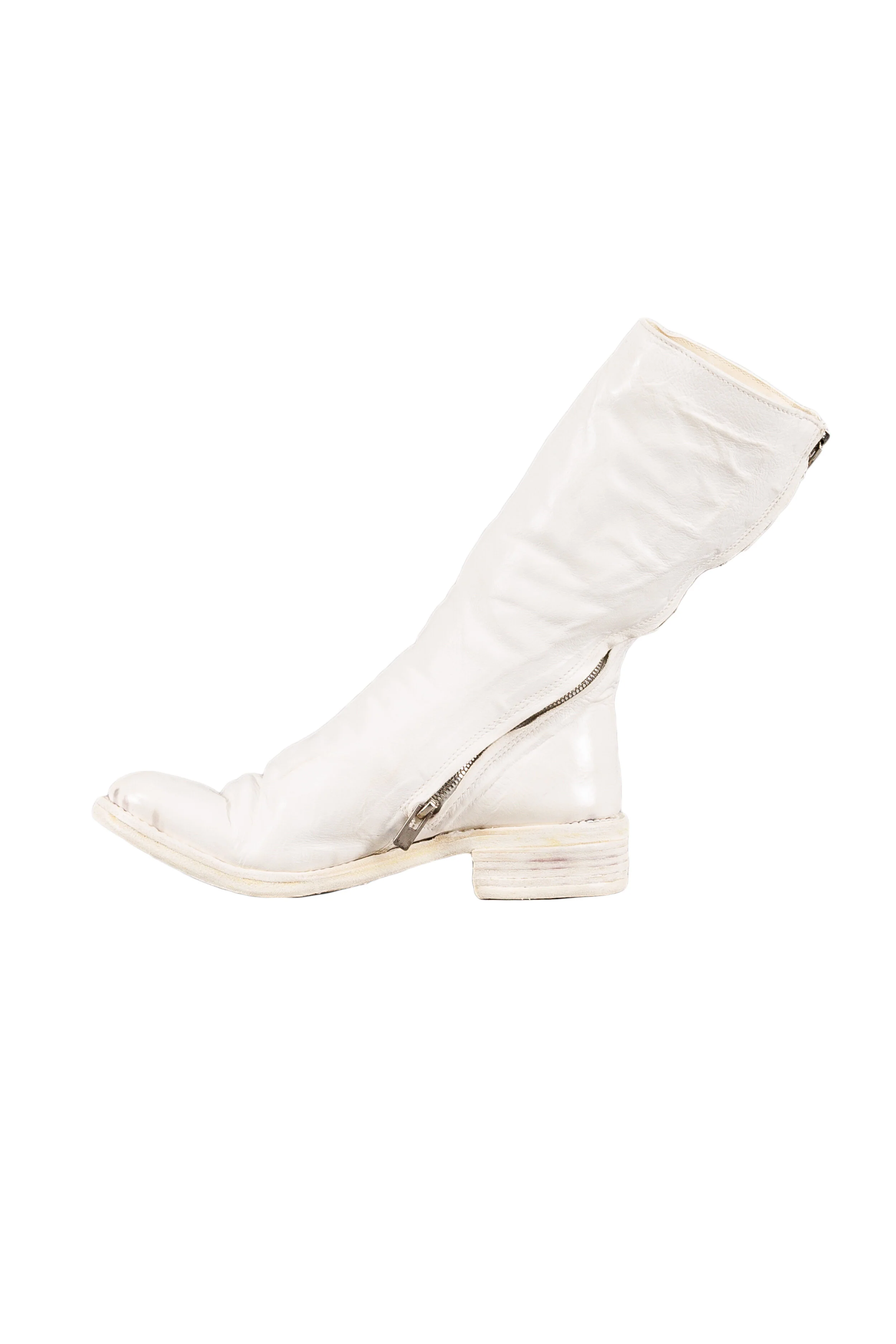 Object Dyed Lined Long Diagonal Zip Goodyear Boot - Image 4