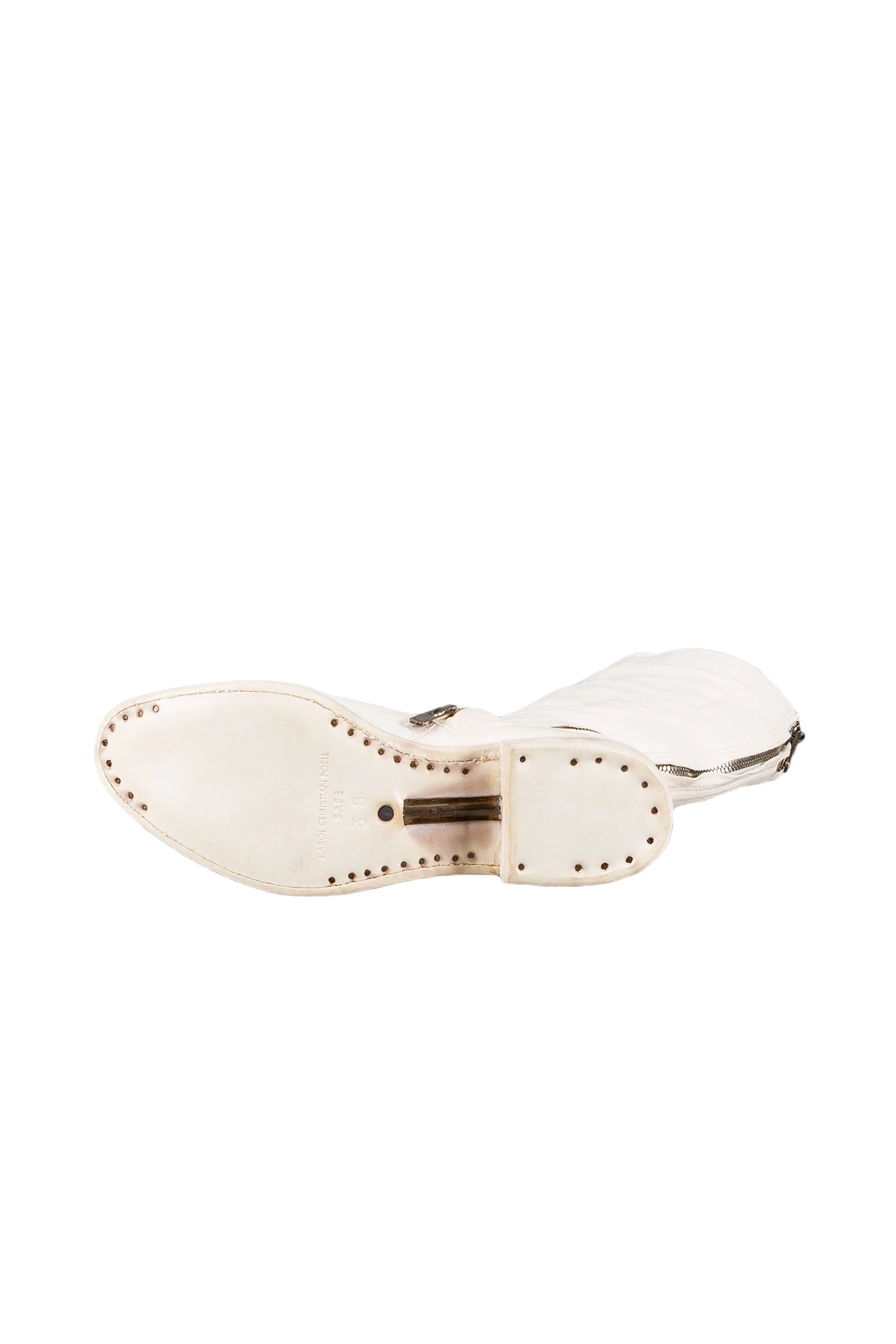 Object Dyed Lined Long Diagonal Zip Goodyear Boot - Image 5