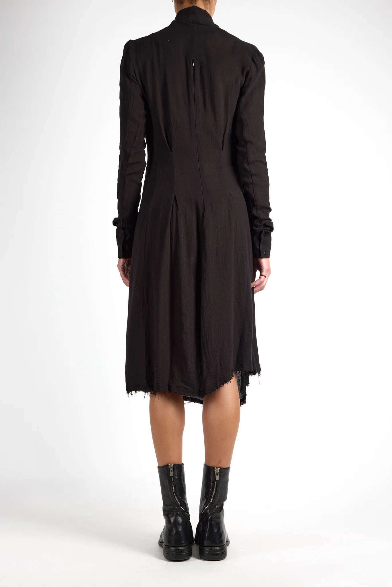 Short Pleated Draped Dress - Image 3