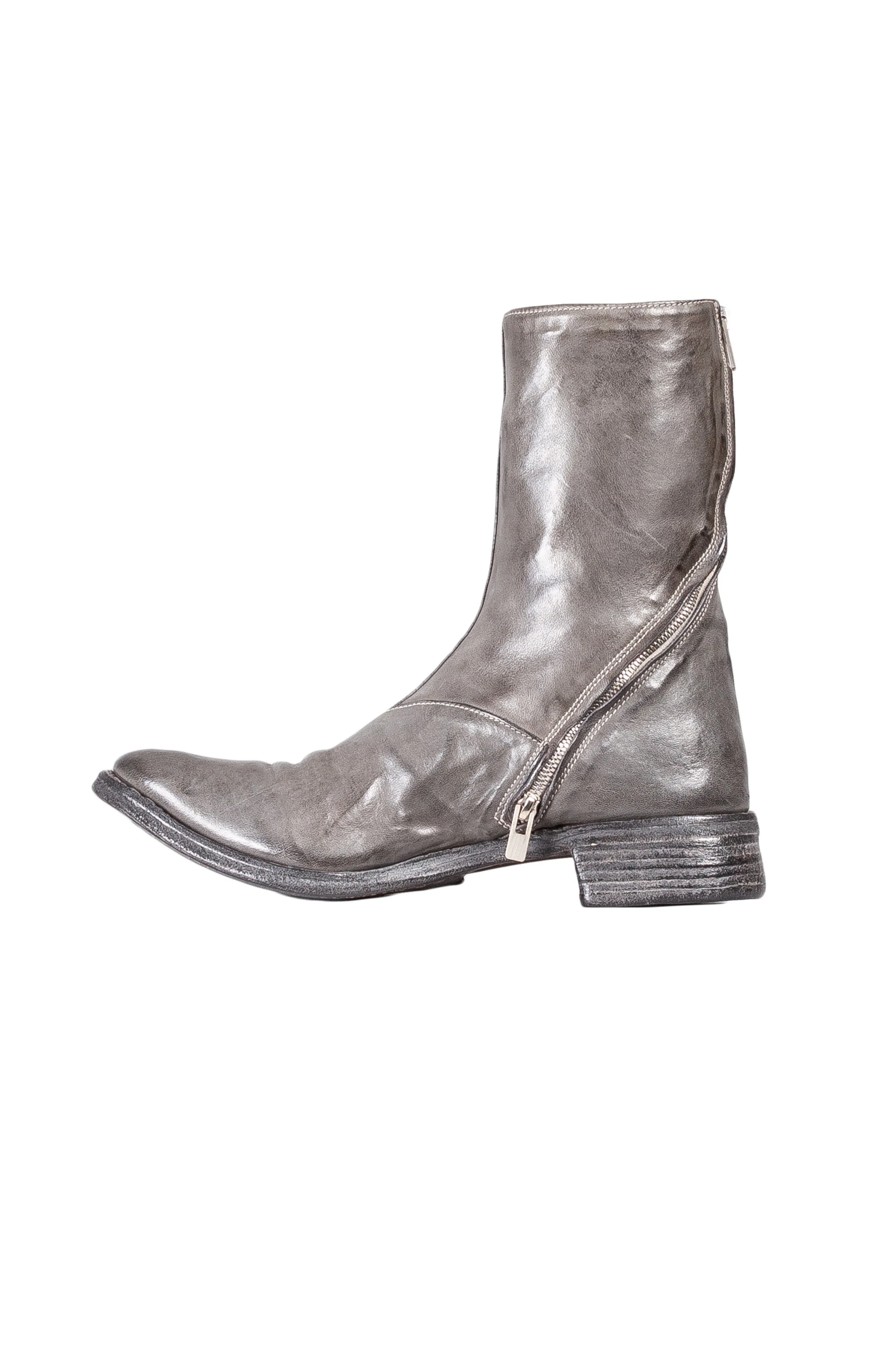 Object Dyed Lined Diagonal Zip Goodyear Boot - Image 4