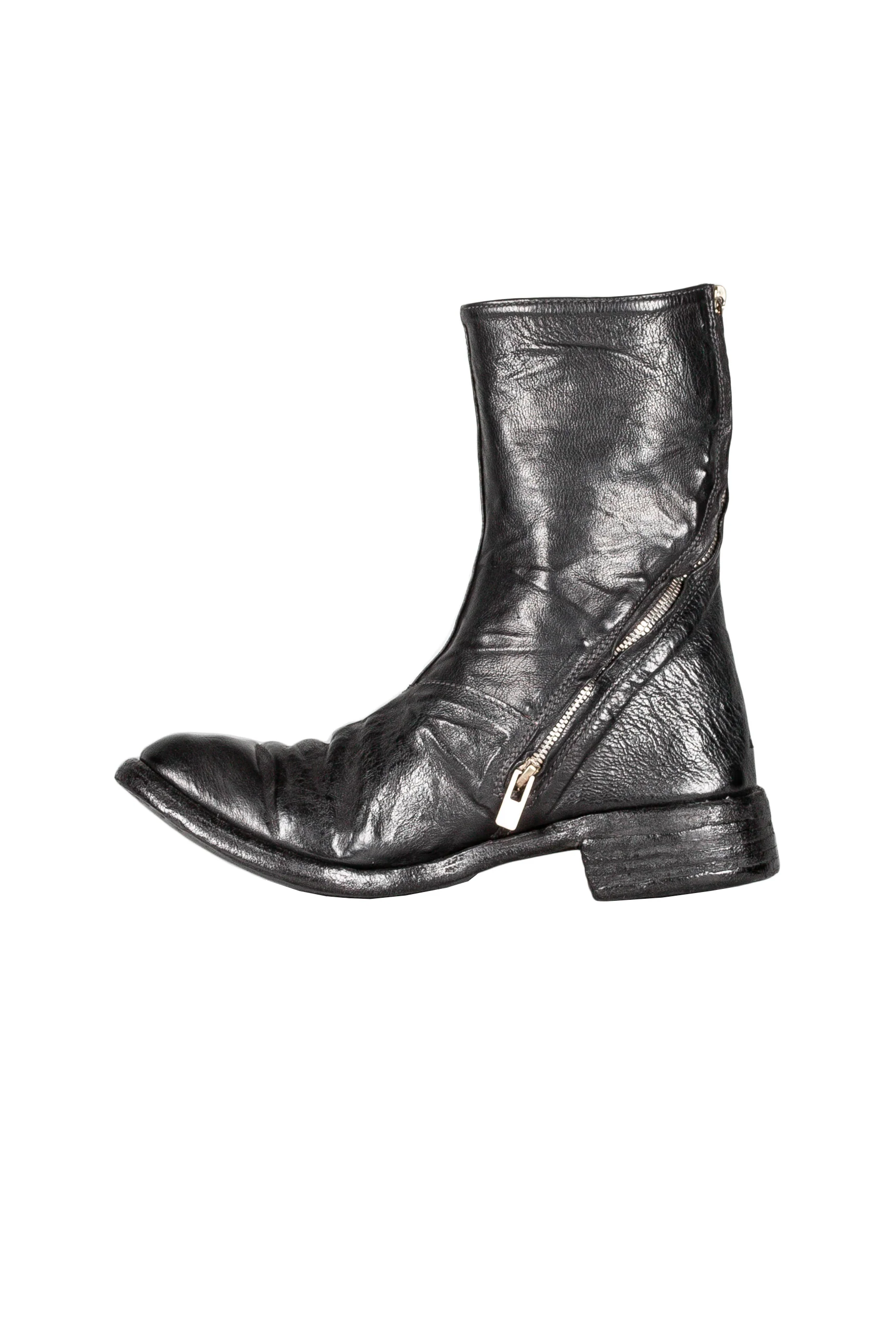Object Dyed Lined Diagonal Zip Goodyear Boot - Image 4