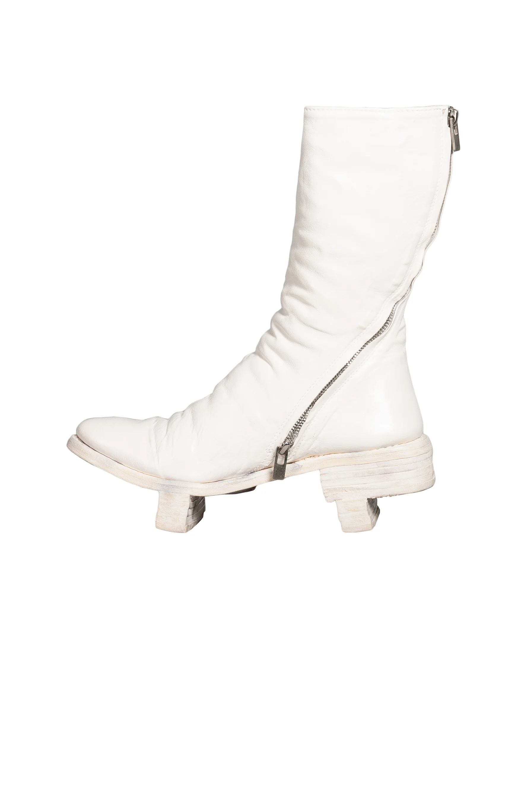 Object Dyed No Seam Diagonal Zip Geta Boot - Image 4