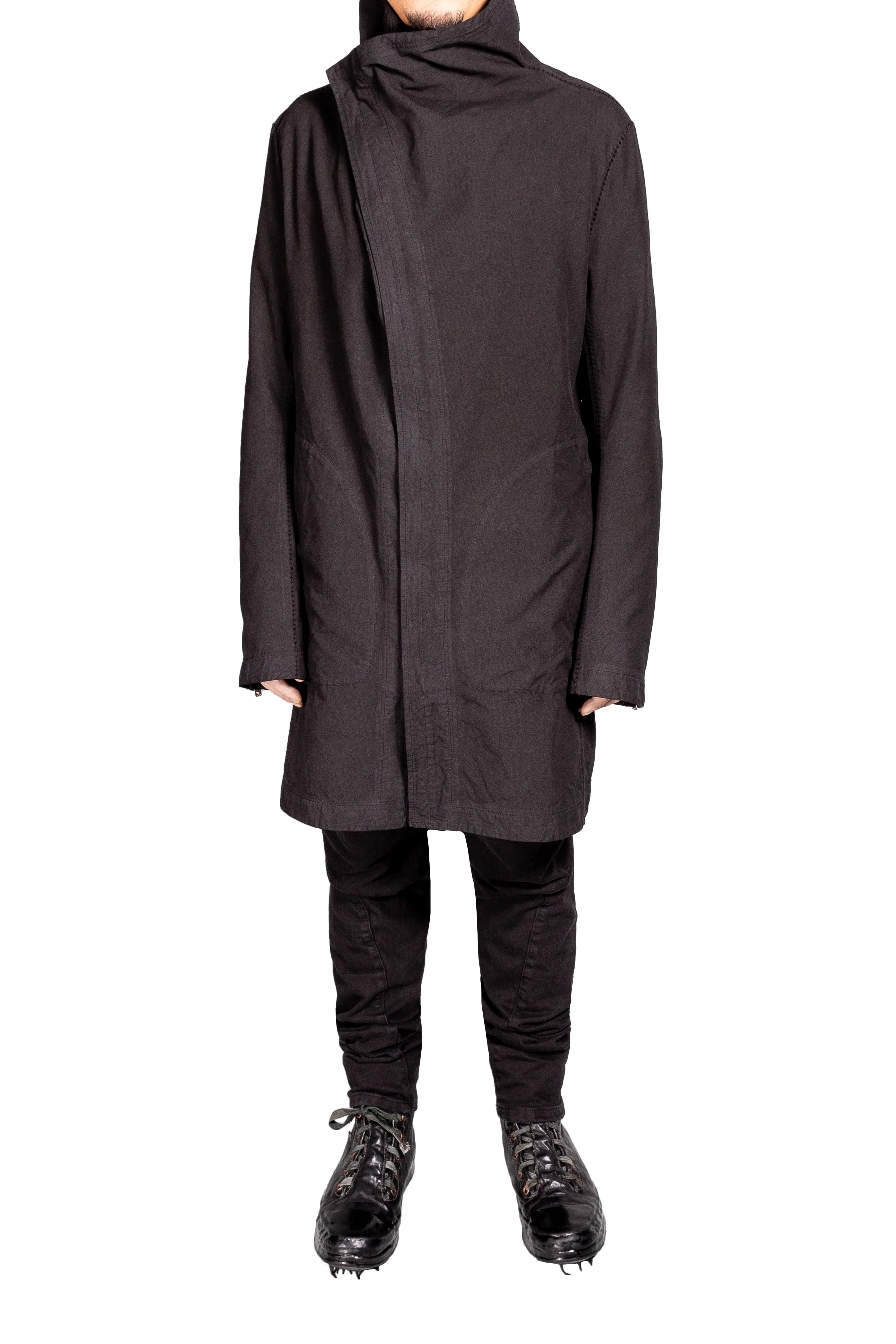 Object Dyed Meltlock Button Down Collar Parka - Image 4