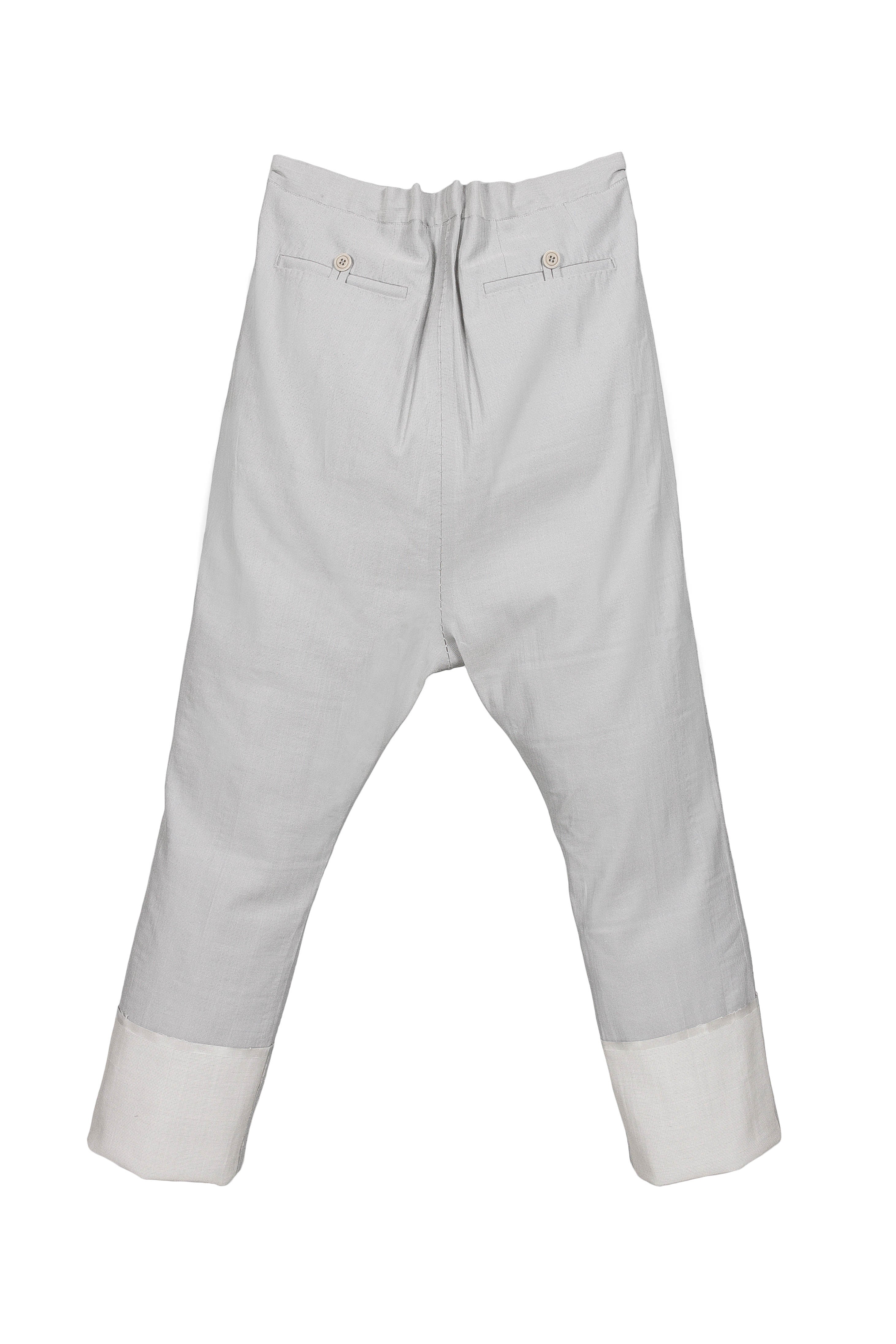 Stirred Chain Seam, Long Crotch Ankle Trousers - Image 3