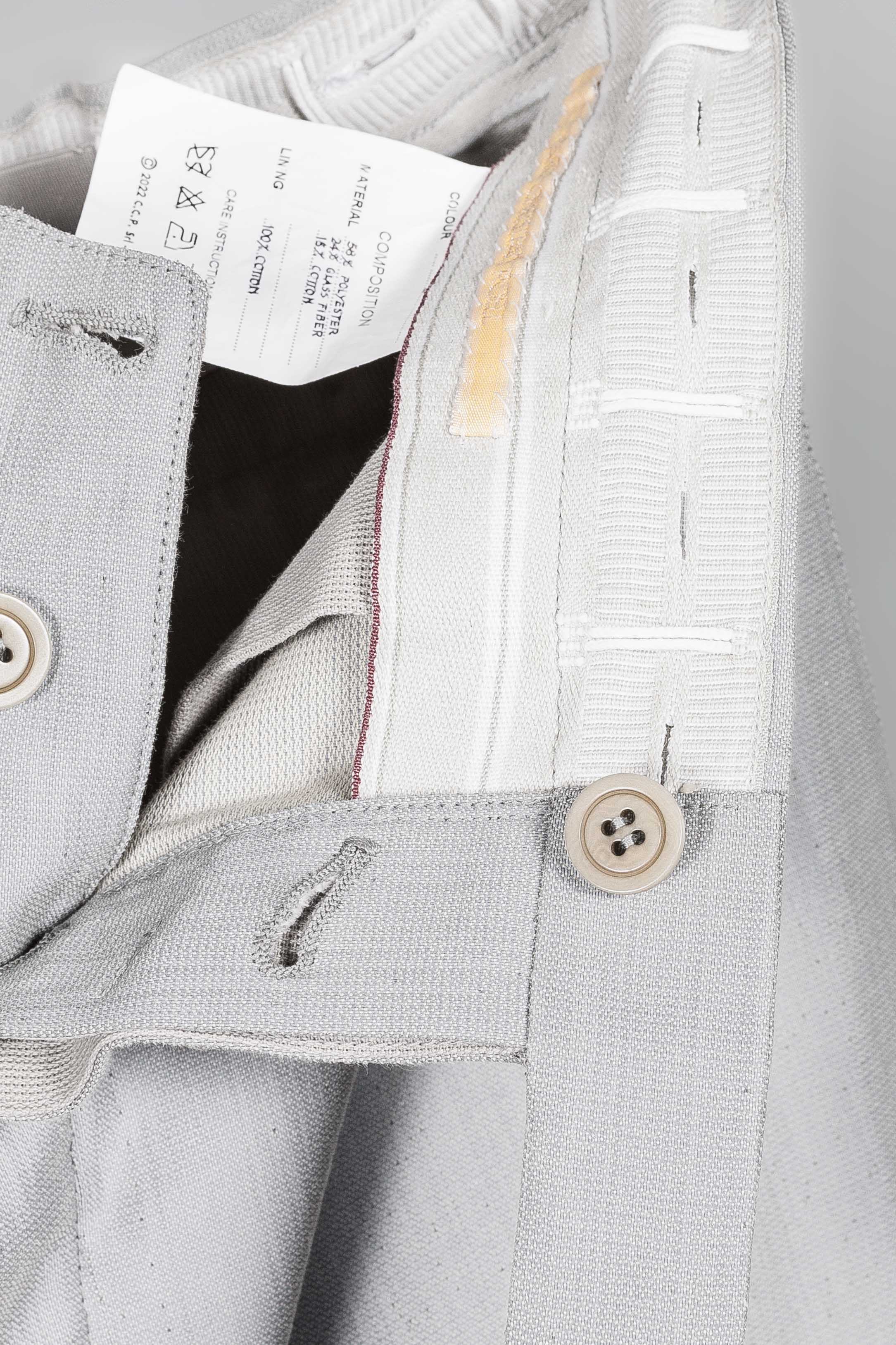 Stirred Chain Seam, Long Crotch Ankle Trousers - Image 5