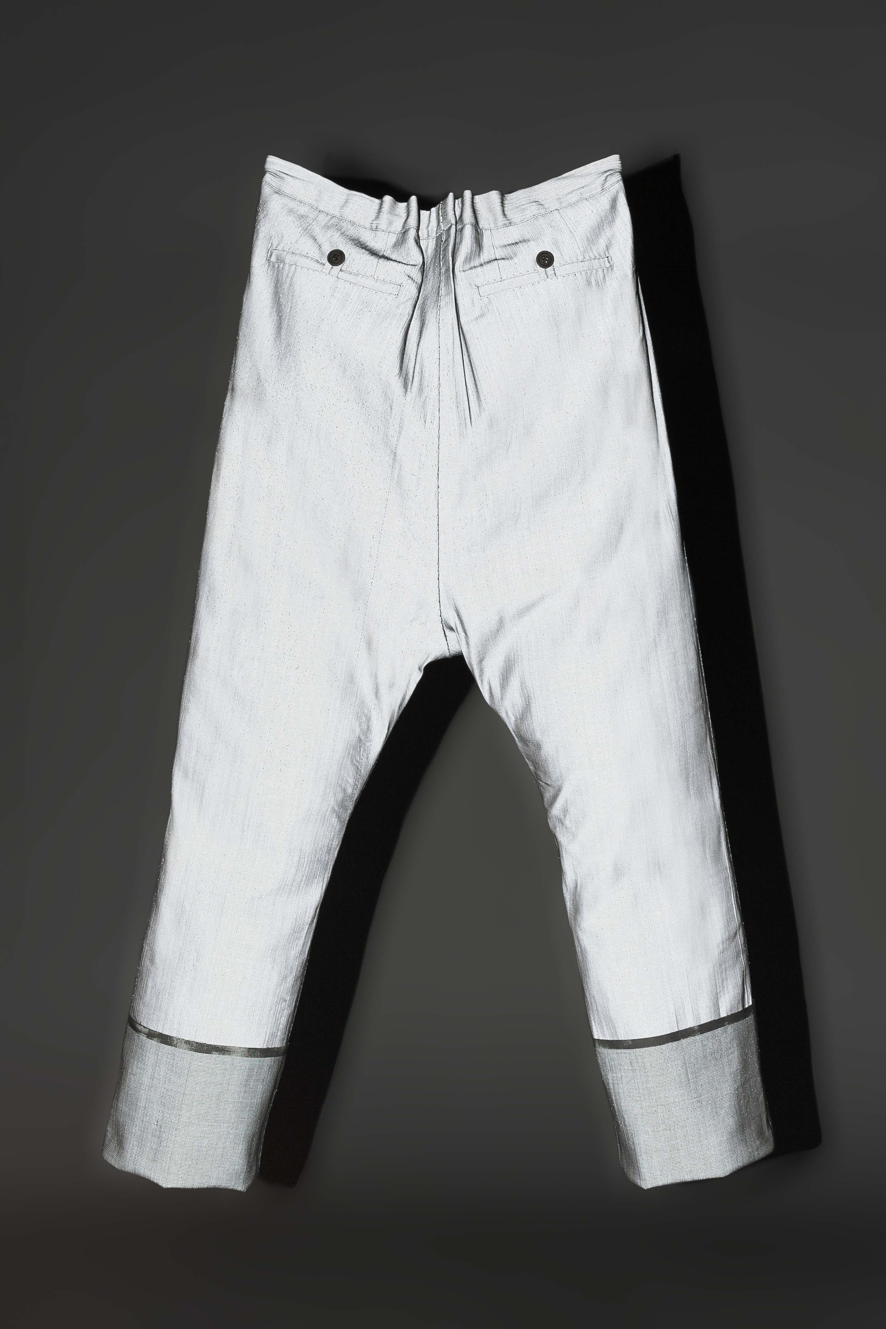 Stirred Chain Seam, Long Crotch Ankle Trousers - Image 6