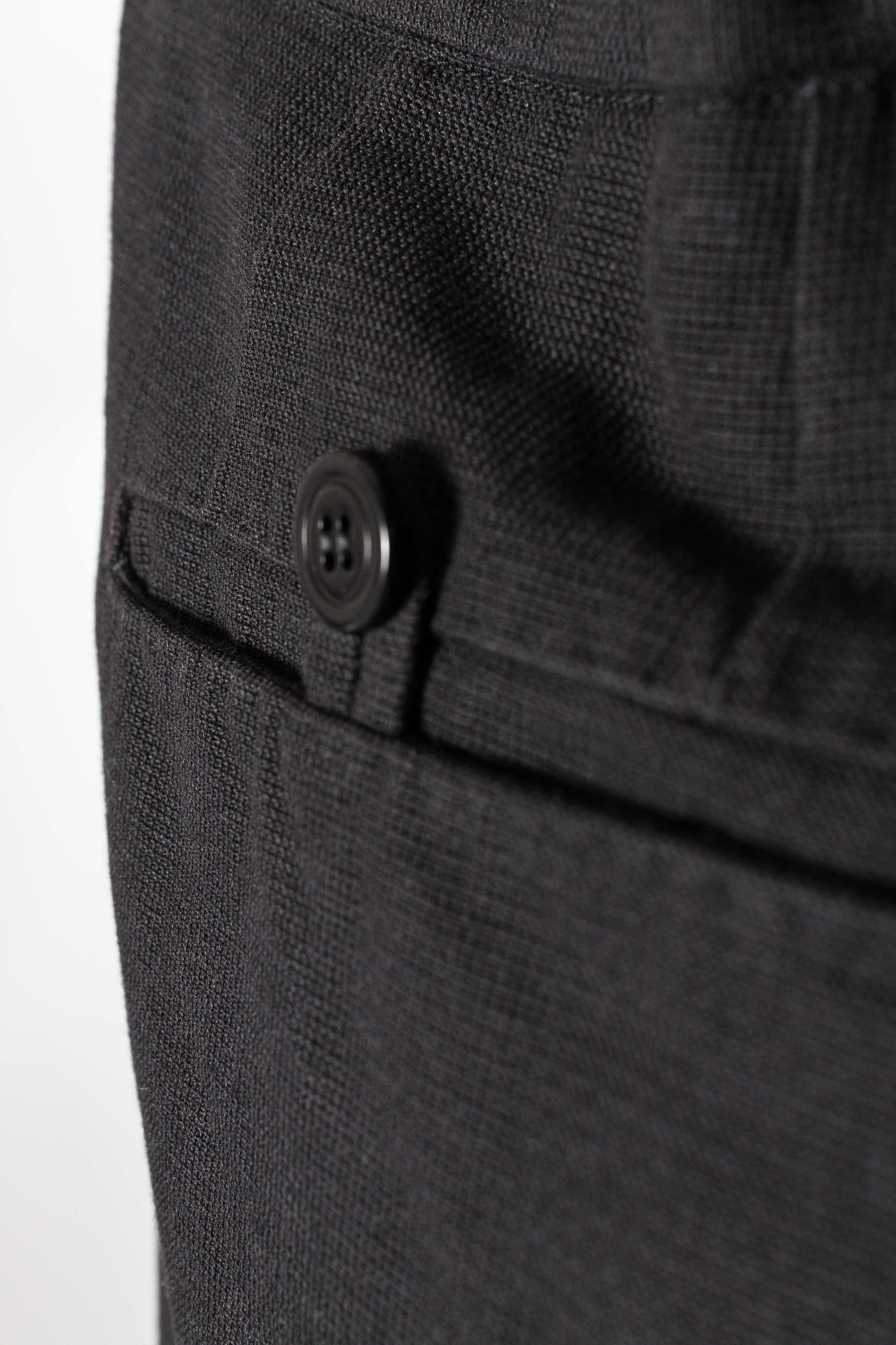 Stirred Chain Seam Long Crotch Knee Trousers - Image 5