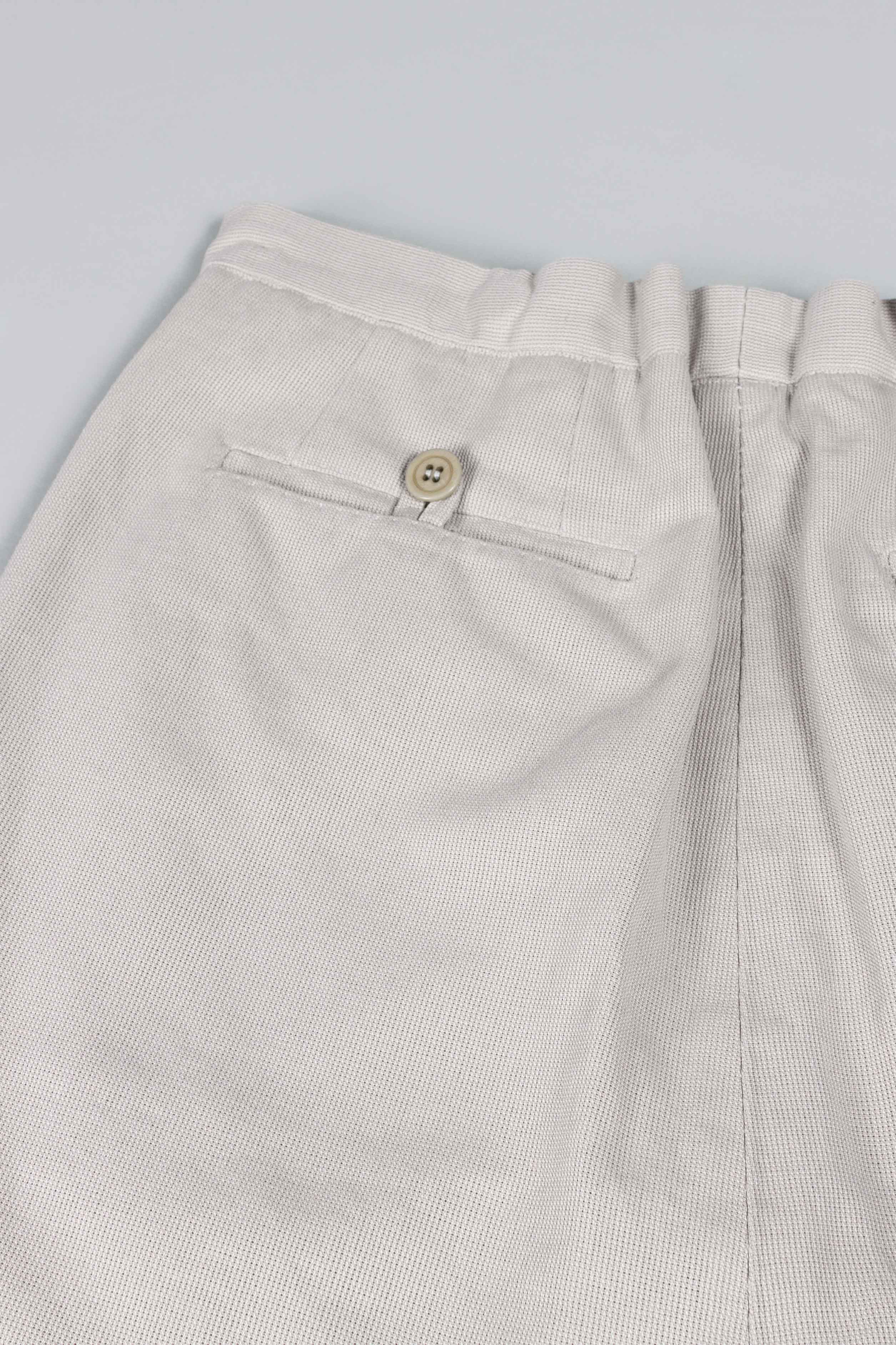 Stirred Chain Seam Long Crotch Knee Trousers - Image 3