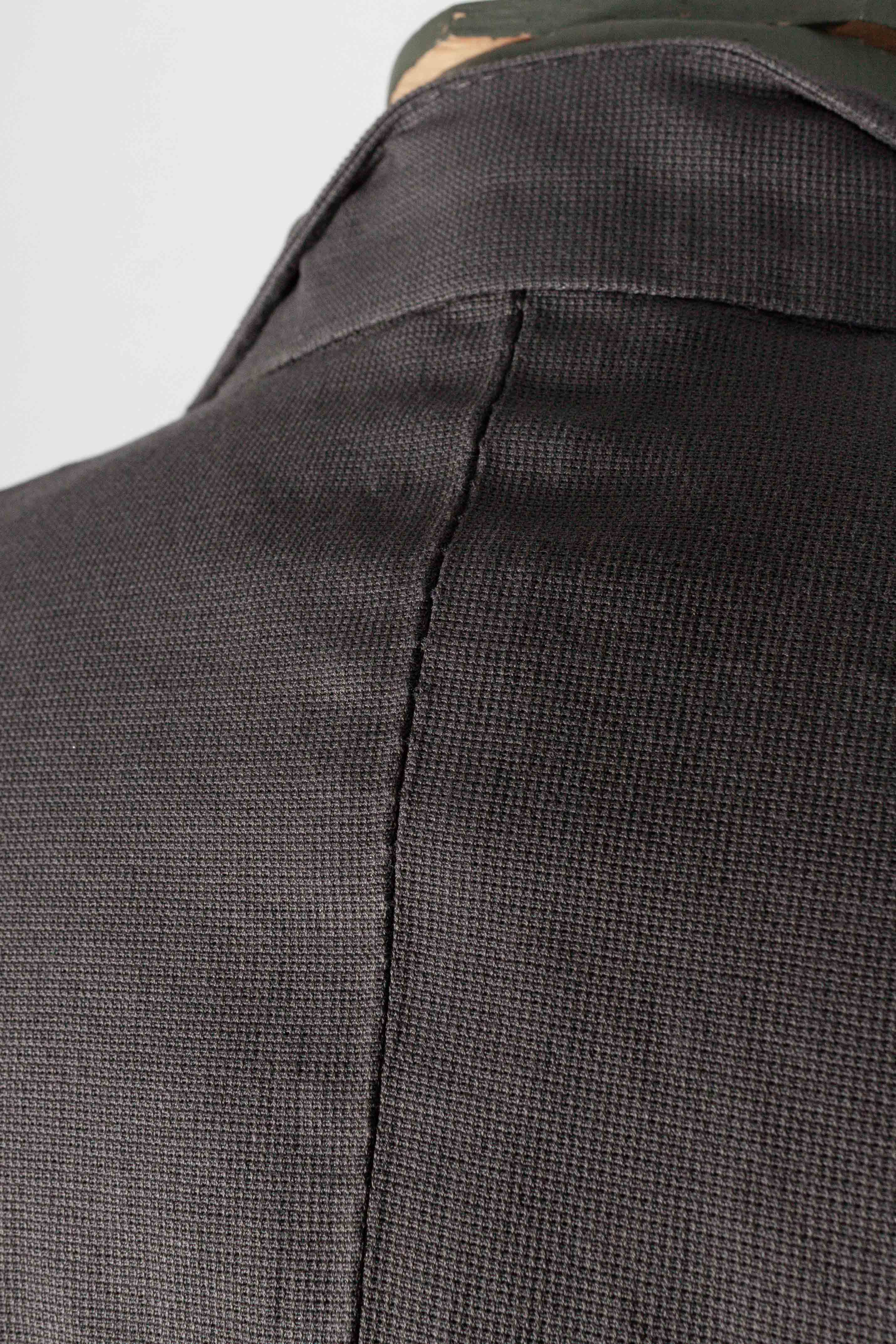 Stirred Unlined Chain Seam, 1 Button Jacket - Image 6