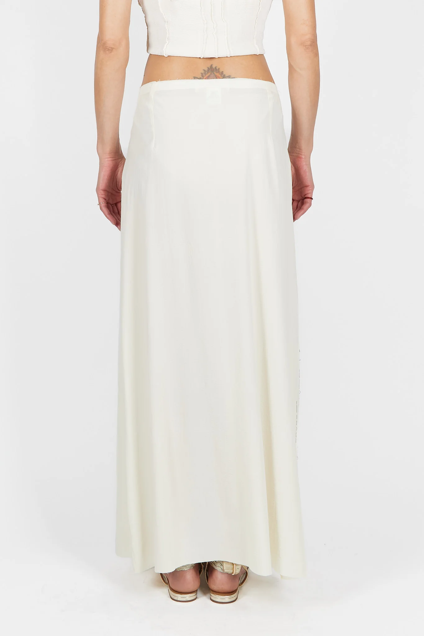 Stretch Tube Quilted Yarn Dyed Skirt - Image 4